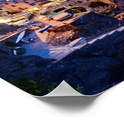 Cinque Terre Italien Poster (Ecke)