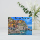 Cinque Terre Italien Postkarte (Stehend Vorderseite)