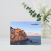 Cinque Terre, Italien Postkarte (Stehend Vorderseite)