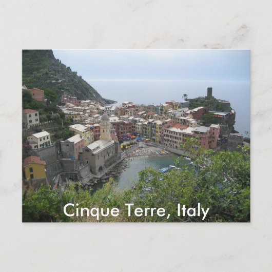 Cinque Terre, Italien Postkarte (Vorderseite)