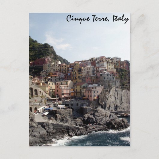 Cinque Terre, Italien Postkarte (Vorderseite)