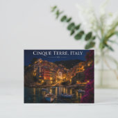 Cinque Terre Italien Postkarte (Stehend Vorderseite)
