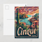 Cinque Terre Italien Postkarte (Vorne/Hinten)