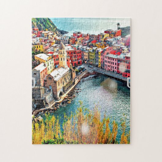 Cinque Terre Italien Puzzle (Vertikal)