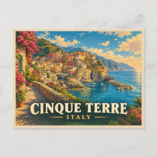 Cinque Terre Italien Reise Postkarte