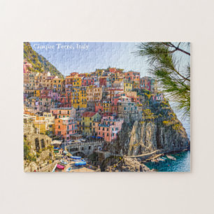 Cinque Terre, Italien Reisen Individueller Text Puzzle