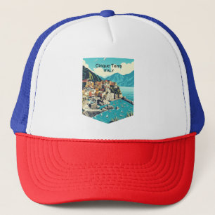 Cinque Terre Italien, Reisen Truckerkappe