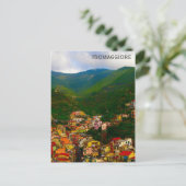 Cinque Terre Italien Riomaggiore Foto Postkarte (Stehend Vorderseite)