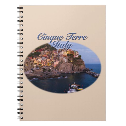Cinque Terre, Italien: Romantischer Abend Notizblock (Vorderseite)