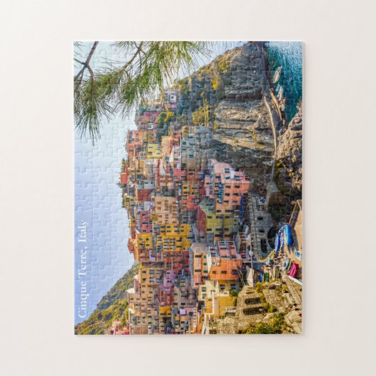 Cinque Terre, Italien Tourismus Benutzerdefinierte Puzzle (Vertikal)