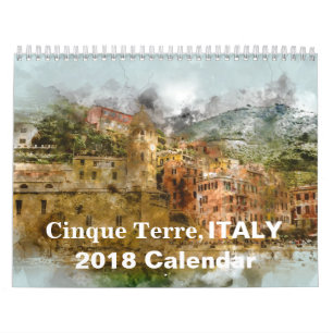 Cinque Terre Italien Tourismus-Feiertag 2018 Kalender