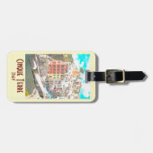 Cinque Terre, Italien Vintag Gepäckanhänger (Vorderseite horizontal)