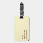 Cinque Terre, Italien Vintag Gepäckanhänger (Rückseite vertikal)