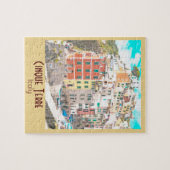 Cinque Terre, Italien Vintag Puzzle (Horizontal)
