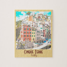 Cinque Terre, Italien Vintag Puzzle