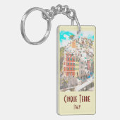 Cinque Terre, Italien Vintag Schlüsselanhänger (Vorderseite links)