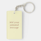 Cinque Terre, Italien Vintag Schlüsselanhänger (Rückseite)