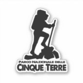 Cinque Terre - Italien - Wandersticker Aufkleber (Vorderseite)