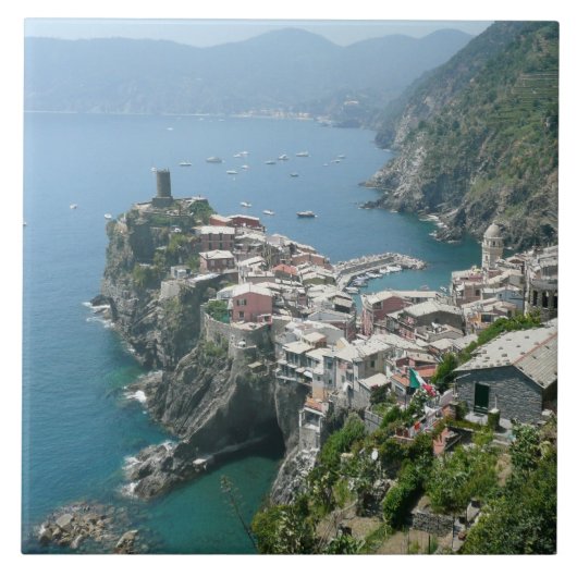 Cinque Terre, Italiener Riviera Fliese (Vorderseite)