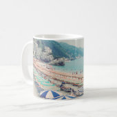 Cinque Terre Italy Fun Beach Landschaftlich Travel Kaffeetasse (Vorderseite Links)