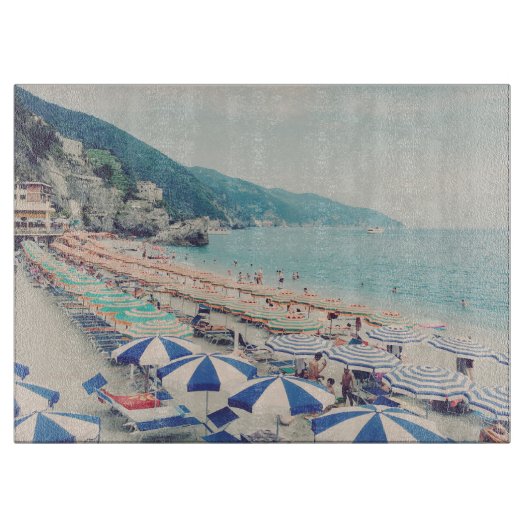 Cinque Terre Italy Fun Beach Landschaftlich Travel Schneidebrett (Vorderseite)