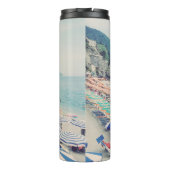 Cinque Terre Italy Fun Beach Landschaftlich Travel Thermosbecher (Rückseite)