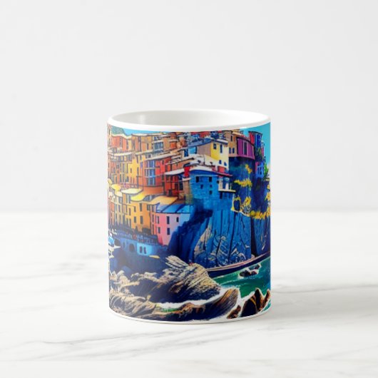 Cinque Terre Italy Gift Kaffeetasse (Mittel)