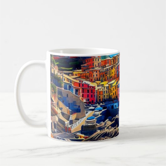 Cinque Terre Italy Gift Kaffeetasse (Links)
