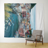 Cinque Terre Italy Scene | Wandgemälde Wandteppich (Beispiel (Horizontal))