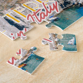 Cinque Terre Italy Summer Travel Postcard Puzzle (Seite)