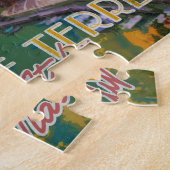 Cinque Terre Italy Summer Travel Postcard Puzzle (Seite)