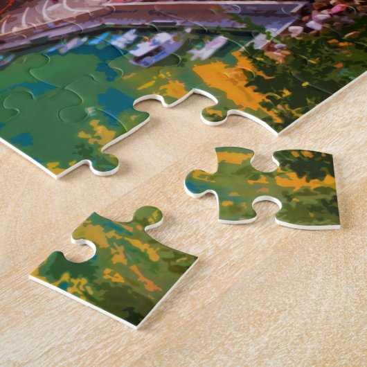 Cinque Terre Italy Summer Travel Postcard Puzzle (Seite)