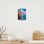 Cinque Terre Italy Travel Print Poster (Küche)