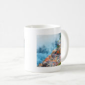 Cinque Terre Italy Watercolor Kaffeetasse (VorderseiteRechts)
