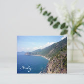Cinque Terre Küste Postkarte (Stehend Vorderseite)