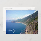 Cinque Terre Küste Postkarte (Vorne/Hinten)