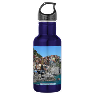 Cinque Terre, Ligurien, Italien Edelstahlflasche