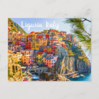 Cinque Terre Ligurien Italien Farbenfrohe Badehäus