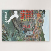 Cinque Terre Ligurien Italien Landschaftliches Fot Puzzle (Horizontal)