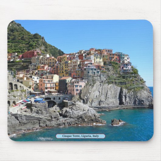 Cinque Terre, Ligurien, Italien Mousepad (Vorne)