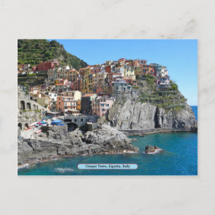 Cinque Terre, Ligurien, Italien Postkarte
