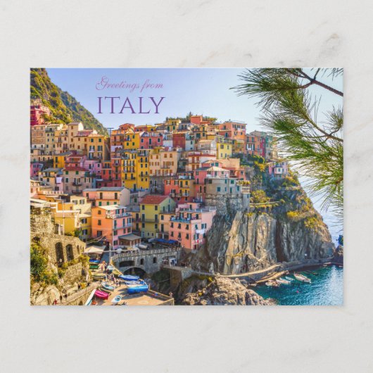 Cinque Terre Ligurien Italien Postkarte Landschaft (Vorderseite)