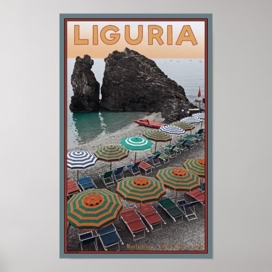 Cinque Terre - Ligurien Poster (Vorne)