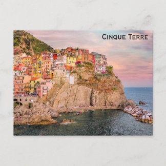 Cinque Terre Manarola Italien Reisen Foto Postkarte