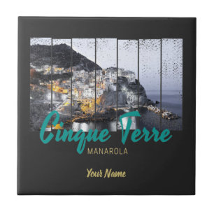 Cinque Terre Manarola Riomaggiore italienisch vint Fliese