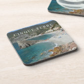 Cinque Terre Monterosso View Untersetzer (Linke Seite)