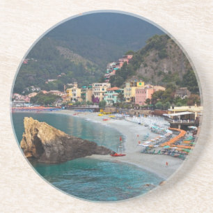 Cinque Terre - Morgen Monterosso Strand Untersetzer