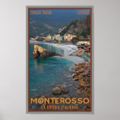 Cinque Terre - Morning Monterosso Beach Poster (Vorne)