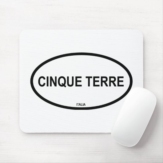 Cinque Terre Mousepad (Mit Mouse)