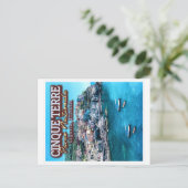 CINQUE TERRE NATIONAL PARK - LIGURIA ITALIEN POSTKARTE (Stehend Vorderseite)